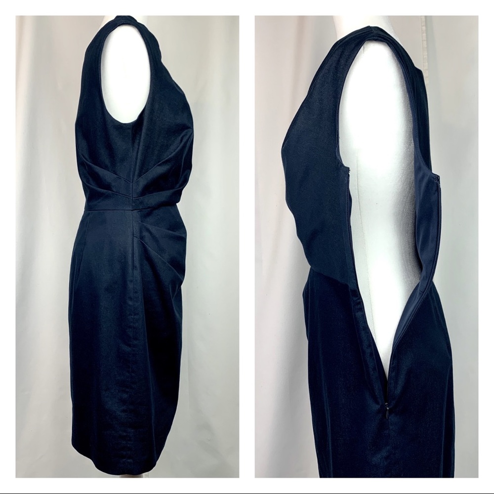 Suzi Chin for Maggy Boutique Blue Sheath Dress - Picture 3 of 8
